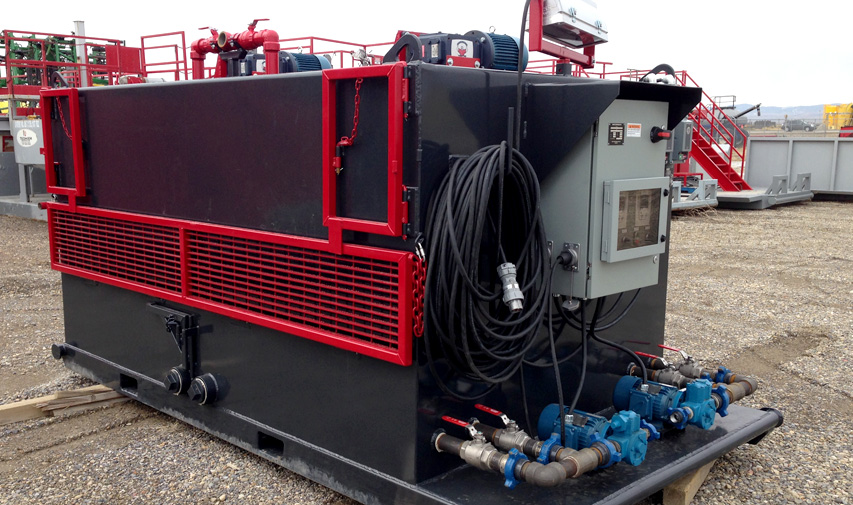 VARIABLE SPEED POLYMER INJECTION TANKS